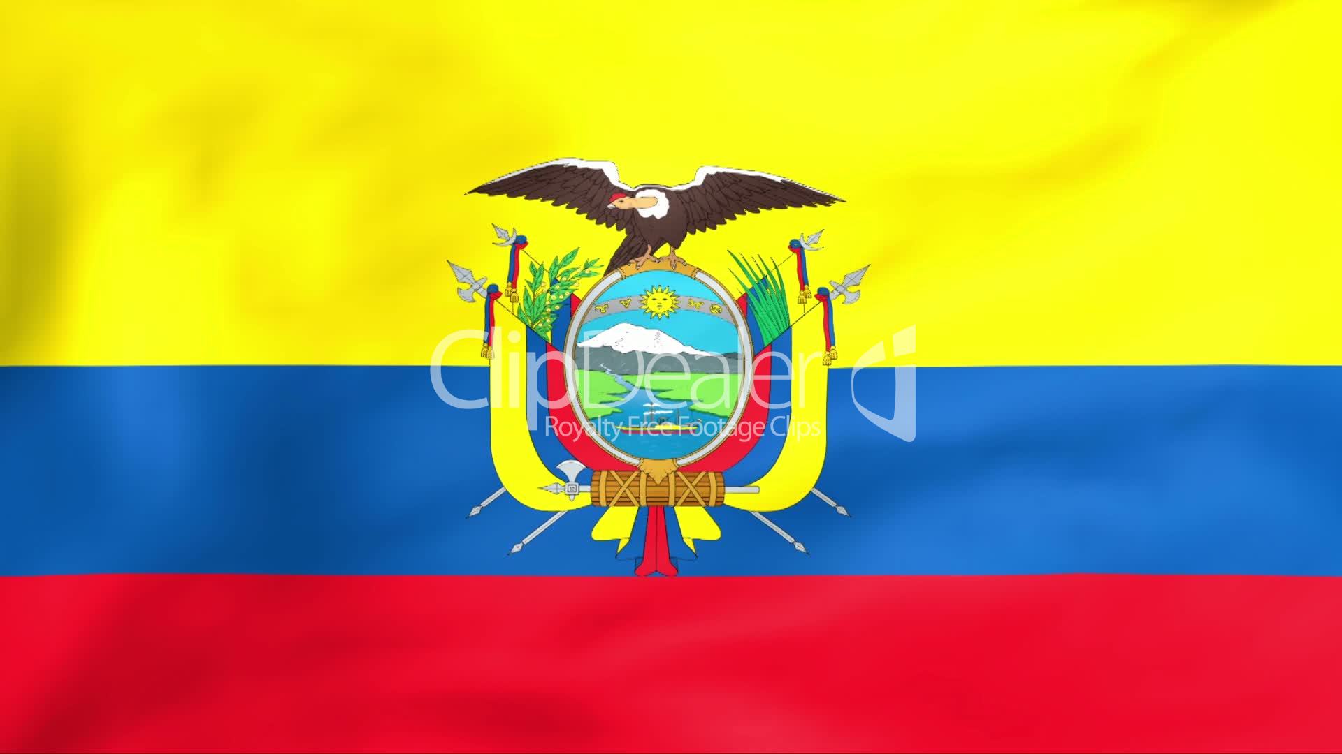 Flag Of Ecuador Lizenzfreie Stock Videos Und Clips